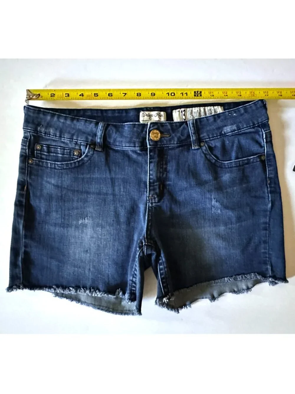 Indigo Rein Forever Cut Off Blue Denim Jean Shorts Size 13